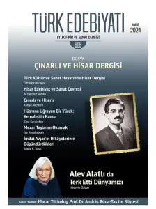 Türk Edebiyatı Mart 2024 Türk Edebiyatı Mart 2024