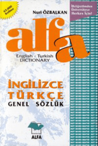Alfa İngilizce Türkçe Genel Sözlük English-Turkish Dictionary (Ciltli)