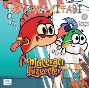 Boyama Kitabı - Maceracı Yüzgeçler 1 (Ciltli)