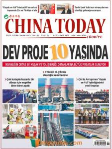 CHINA TODAY TÜRKİYE Dergisi 2024 Abonelik