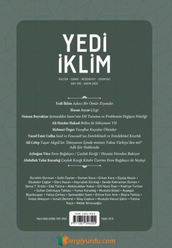 Yedi İklim Dergisi 392