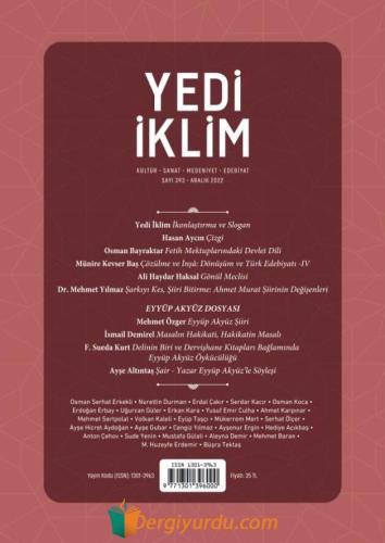 Yedi İklim Dergisi 393