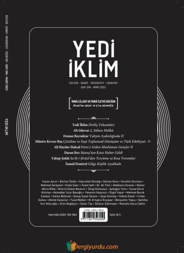 Yedi İklim Dergisi 396