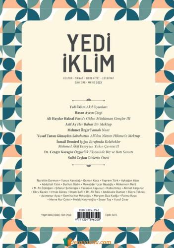 Yedi İklim Dergisi 398