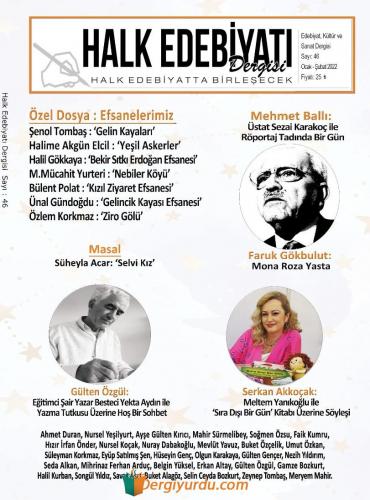 Halk Edebiyatı Dergisi Sayı : 46