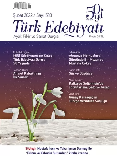 Türk Edebiyatı Dergisi Sayı: 580 Kolektif