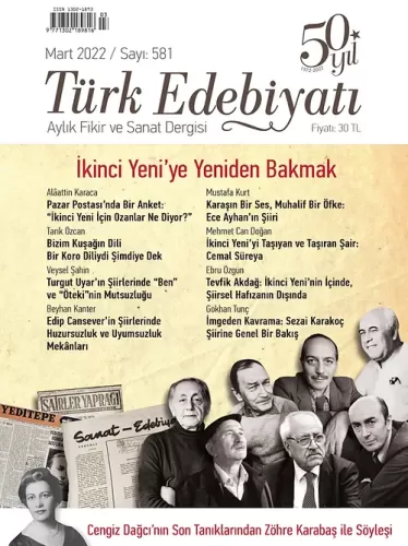 Türk Edebiyatı Dergisi Sayı: 581 Kolektif