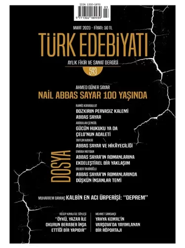Türk Edebiyatı Dergisi Sayı: 593 Kolektif