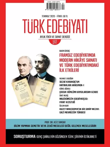 Türk Edebiyatı Dergisi Sayı: 597 Kolektif
