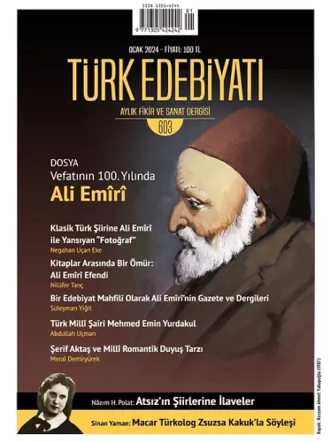 Türk Edebiyatı Ocak 2024 Kolektif