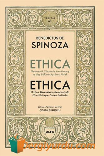 Ethica (Latince - Türkçe) (Ciltli) Benedictus de Spinoza