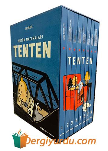 Tenten - 8 Kitap Takım (Ciltli - Kutulu) Herge