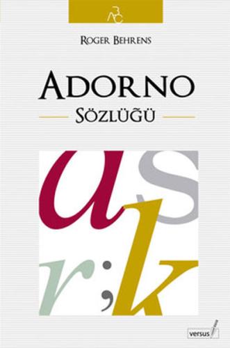 Adorno Sözlüğü Ayşe Hümeyra Ökten