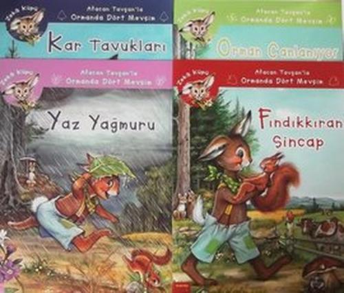 Afacan Tavşanla Dört Mevsim (4 Kitap Takım) Jeanne Hiver
