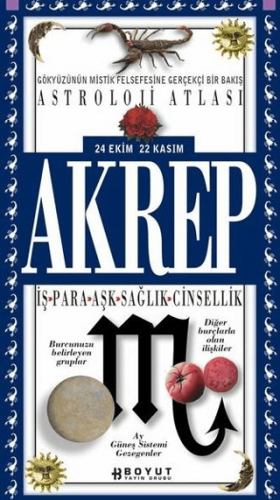 Astroloji Atlası Akrep 24 Ekim / 22 Kasım İş - Para - Aşk - Sağlık - Cinsellik