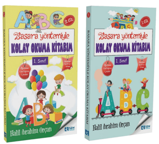 Basara Yöntemiyle Kolay Okuma Kitabım 1-2 Cilt Set Halil İbrahim Orçan