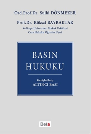 Basın Hukuku Köksal Bayraktar