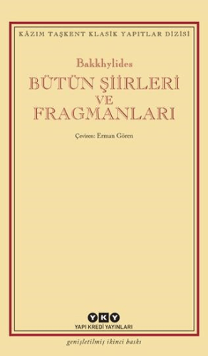 Bütün Şiirleri ve Fragmanları Bakkhylides