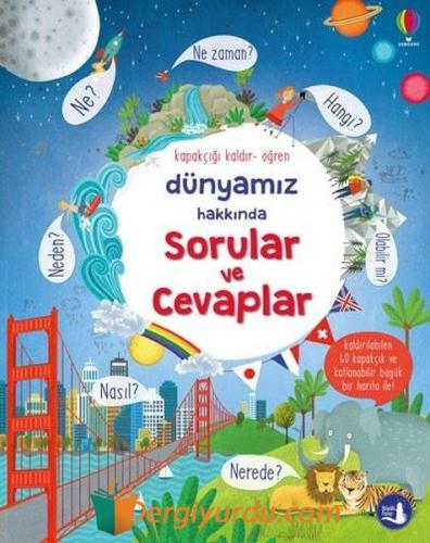 Dünyamız Hakkında Sorular ve Cevaplar - Hareketli Kitap (Ciltli)