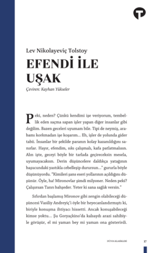 Efendi ile Uşak Geoffrey Wootten