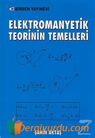 Elektromanyetik Teorinin Temelleri Şahin Aktaş