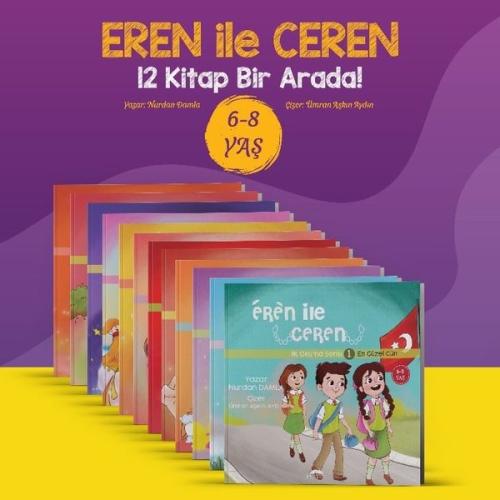 Eren ile Ceren İlk Okuma Serisi Seti - 12 Kitap Takım Nurdan Damla