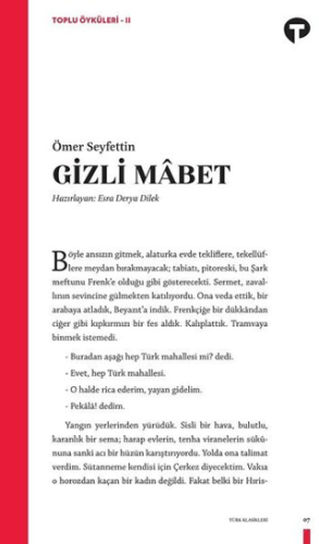 Gizli Mabet - Toplu Öyküleri 2 Hatice Kurtuluş