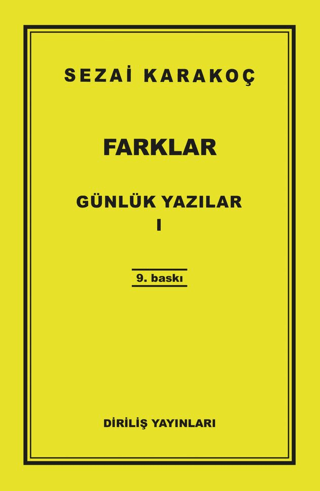 Günlük Yazılar 1 - Farklar