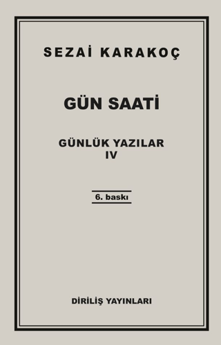 Günlük Yazılar 4 - Gün Saati