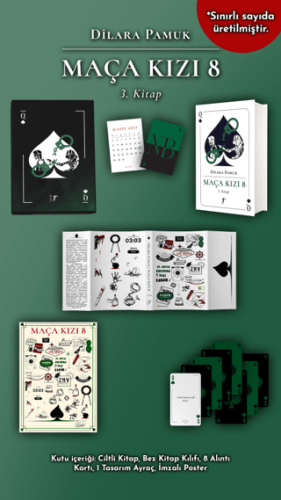 Maça Kızı 8 - 3. Kitap (Kutulu Set) (Ciltli) Dilara Pamuk