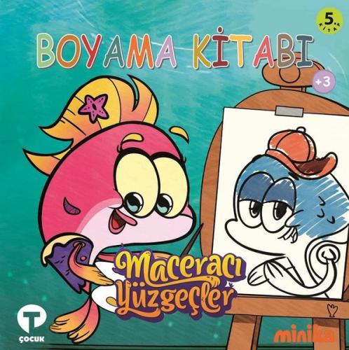 Maceracı Yüzgeçler Biba'nın Günlüğü-Boyama Kitabı 5 (Ciltli) Arzu Demi