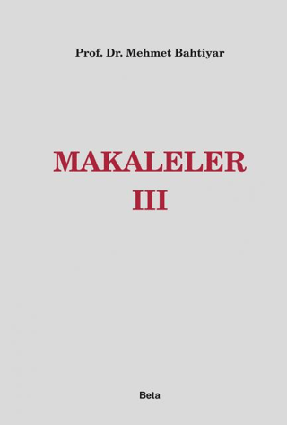 Makaleler 3 (Ciltli) Prosper Jolyot de Crabillon