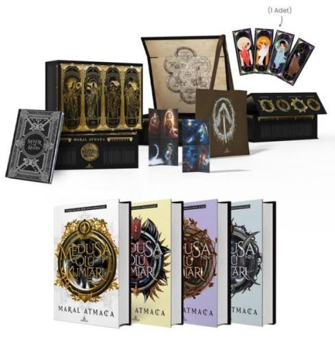 Medusa'nın Ölü Kumları Serisi - Hediyeli Mıknatıslı Kutu (Ciltli) Mara