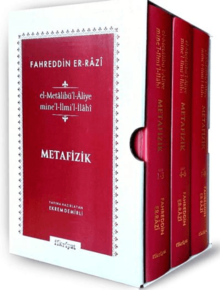 Metafizik (el-Metalibü'l-Aliye) (3 Cilt) (Ciltli) Fahreddin Er-Razi