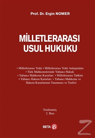 Milletlerarası Usul Hukuku (Ciltli) Hande Zapsu Watt