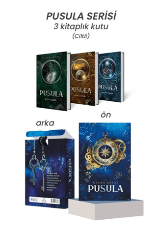 Pusula Serisi - 3 Kitaplık Kutulu Set (Ciltli) Kader Arvas