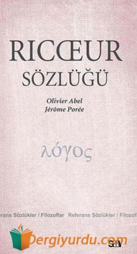 Ricceur Sözlüğü Olivier Abel