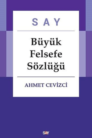 Say Büyük Felsefe Sözlüğü (2 Cilt Takım) (Ciltli) W.g. Sebald