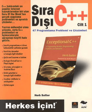 Sıra Dışı C++ Cilt 1 40 Programlama Problemi ve Çözümleri