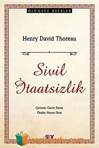 Sivil İtaatsizlik Henry David Thoreau