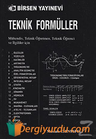 Teknik Formüller Mustafa Esentepeli