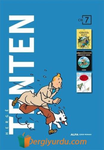 Tenten Cilt 7 - Üç Kitap Bir Arada - Kutulu (Ciltli)