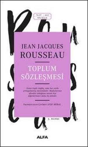 Toplum Sözleşmesi Jean - Jacques Rousseau