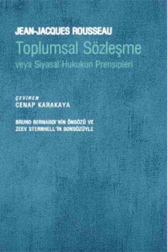Toplumsal Sözleşme veya Siyasal Hukukun Prensipleri Jean - Jacques Rou
