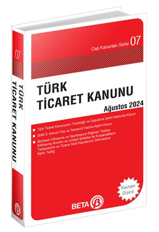 Türk Ticaret Kanunu - Ağustos 2024 Kolektif